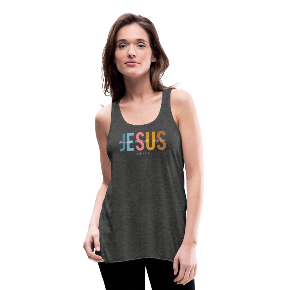 Jesus the Way the Truth the Life (W) Women's Tank - deep heather