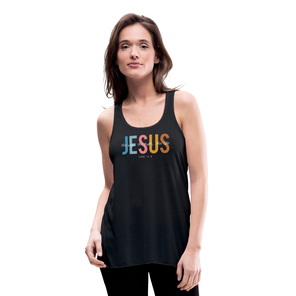 Jesus the Way the Truth the Life (W) Women's Tank - black