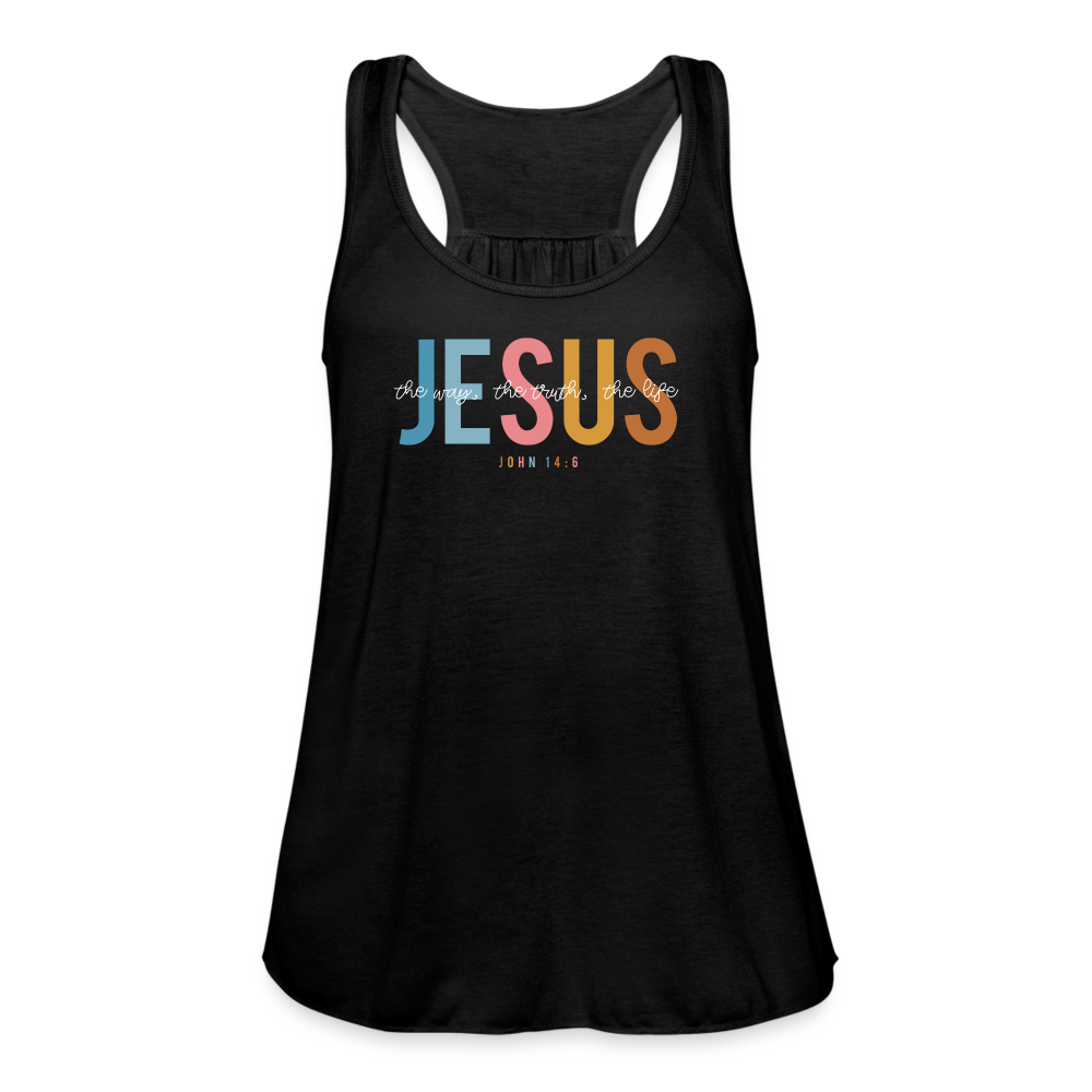 Jesus the Way the Truth the Life (W) Women's Tank - black