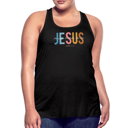 Jesus the Way the Truth the Life (W) Women's Tank - black