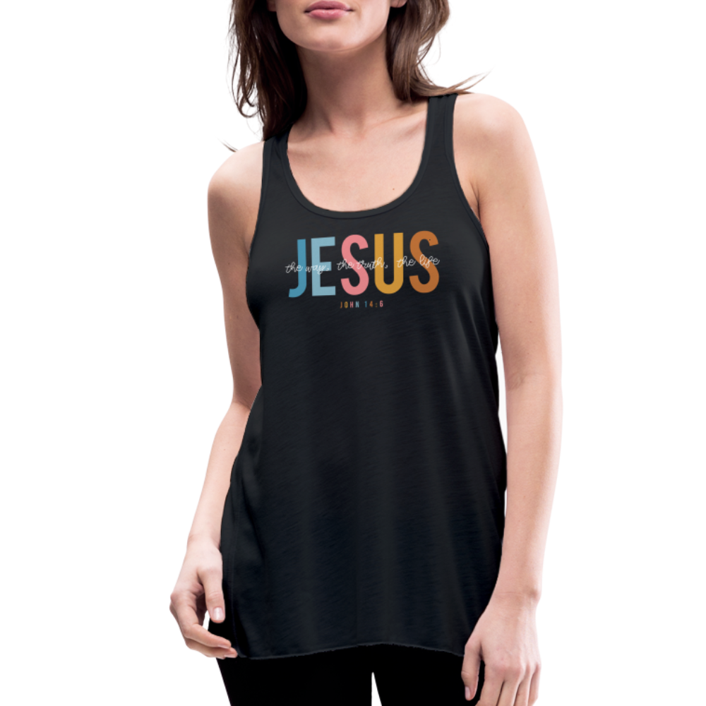 Jesus the Way the Truth the Life (W) Women's Tank - black