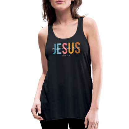 Jesus the Way the Truth the Life (W) Women's Tank - black