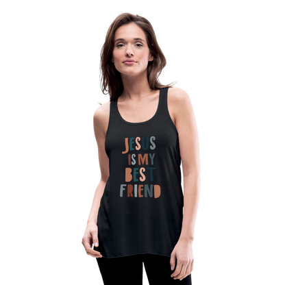 Jesus is My Best Friend Women’s Tank Top - black