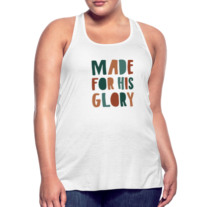 Made for His Glory Women’s Tank Top - white