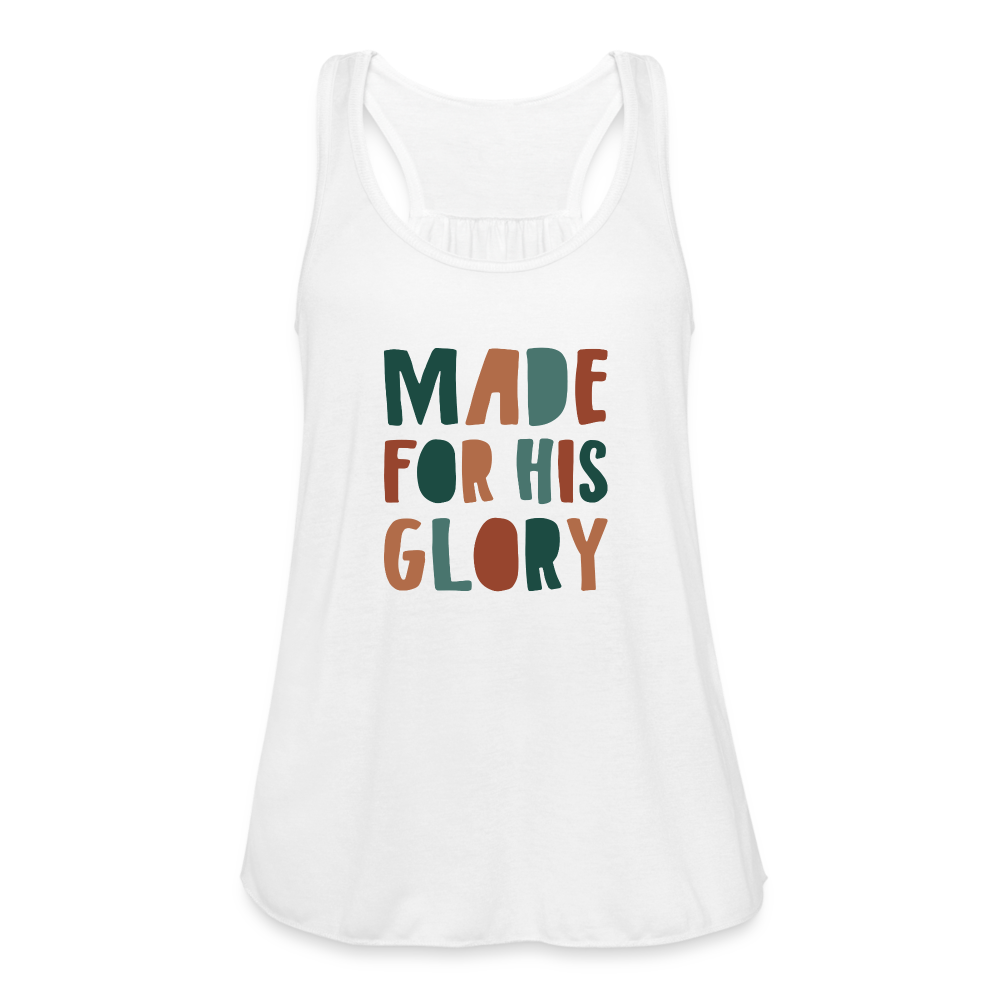 Made for His Glory Women’s Tank Top - white