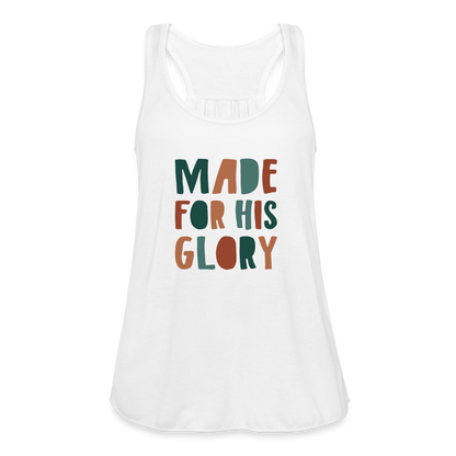 Made for His Glory Women’s Tank Top - white