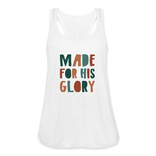 Made for His Glory Women’s Tank Top - white