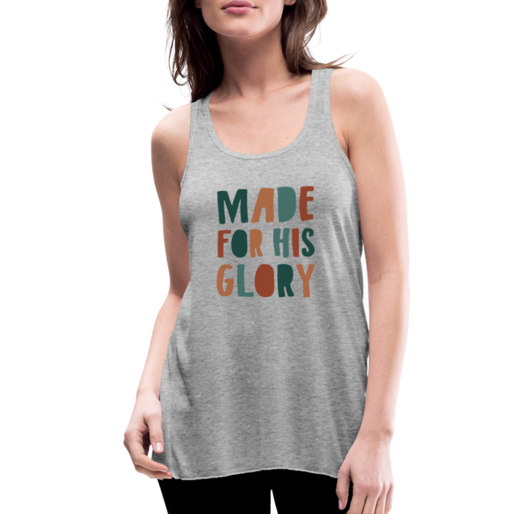 Made for His Glory Women’s Tank Top - heather gray