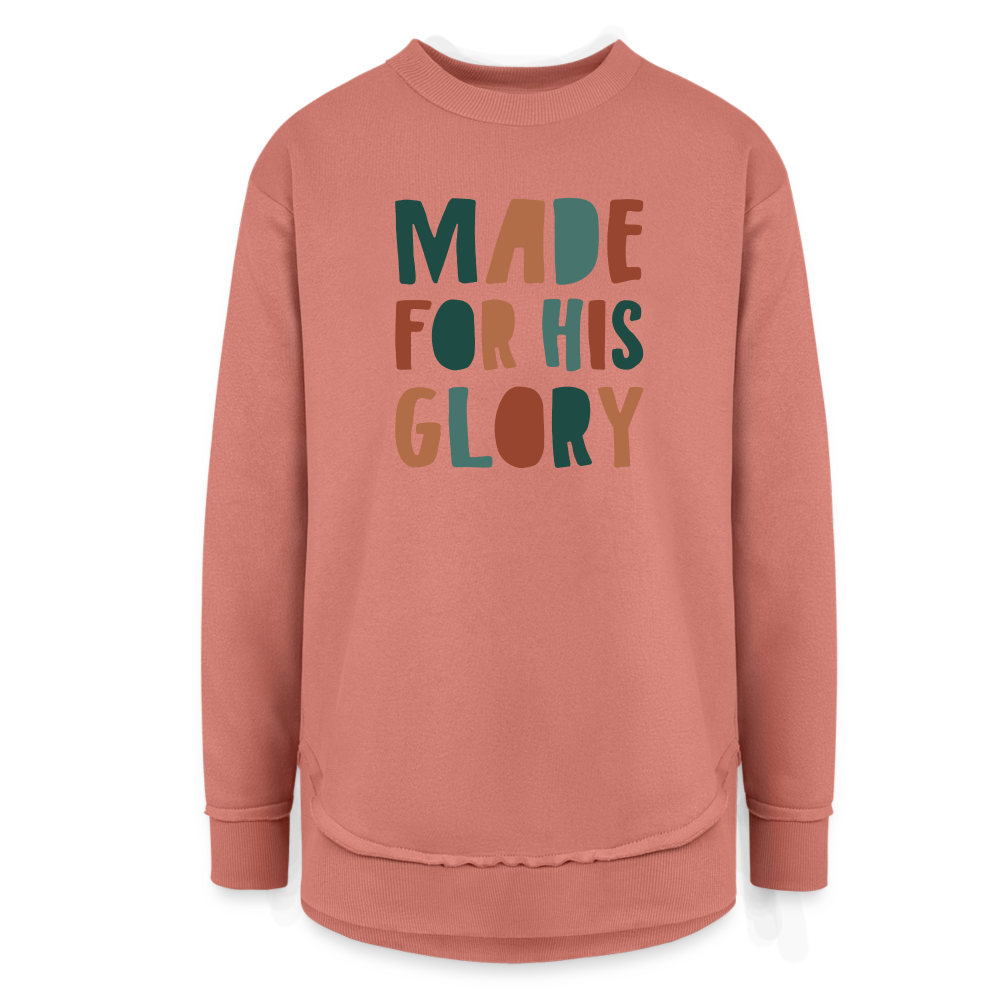 Made for His Glory Women’s Weekend Tunic Long Sleeve - mauve