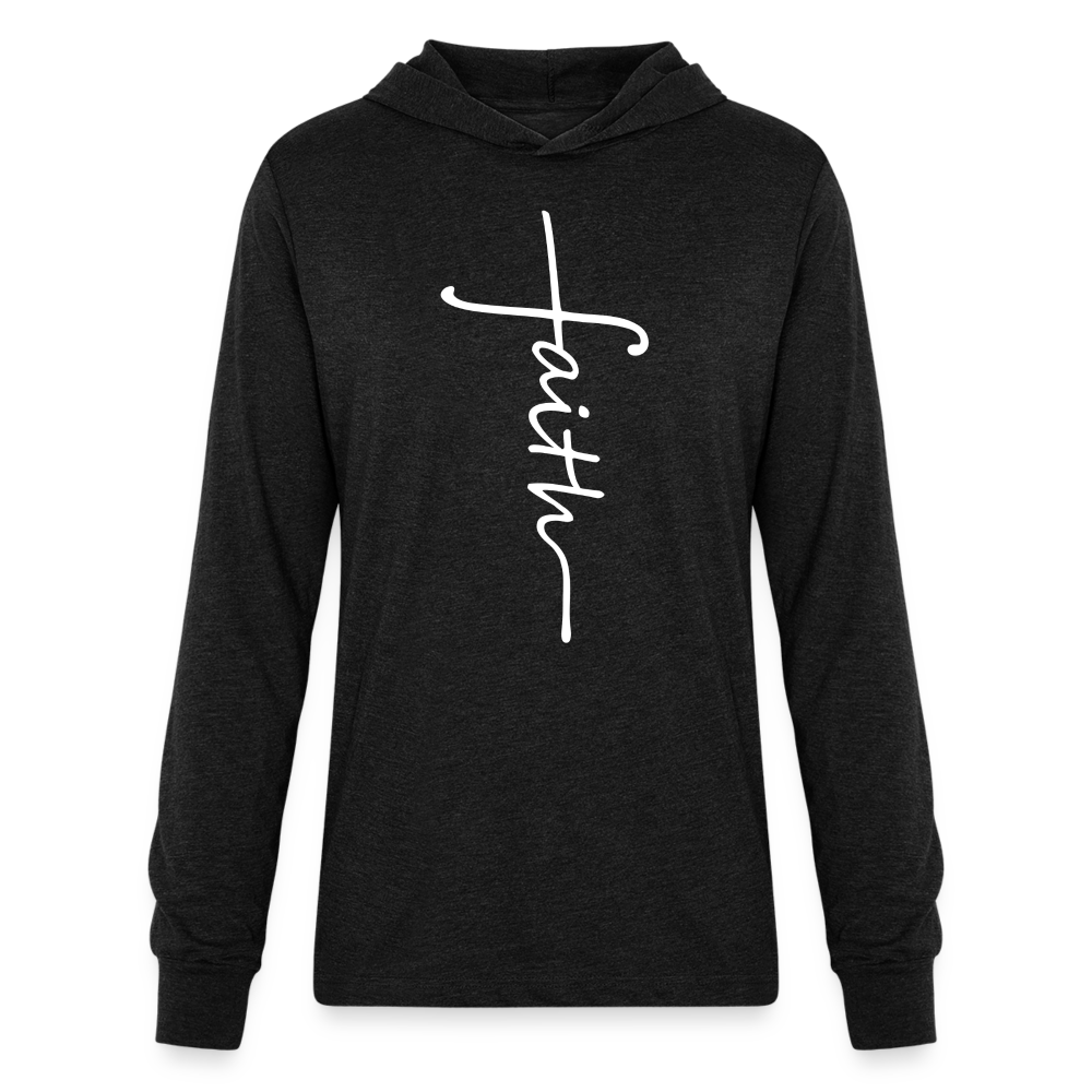 Faith Men's Long Sleeve Shirt - heather black