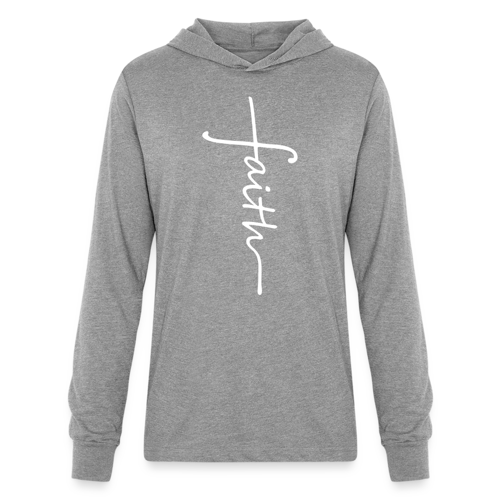 Faith Men's Long Sleeve Shirt - heather grey