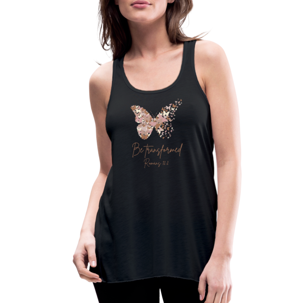 Be Transformed Romans 12:2 Women’s Tank - black