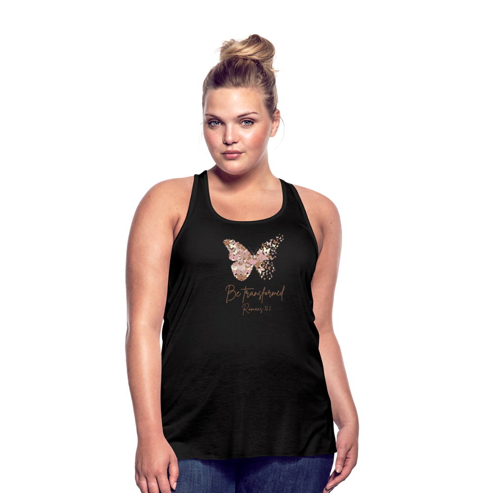 Be Transformed Romans 12:2 Women’s Tank - black