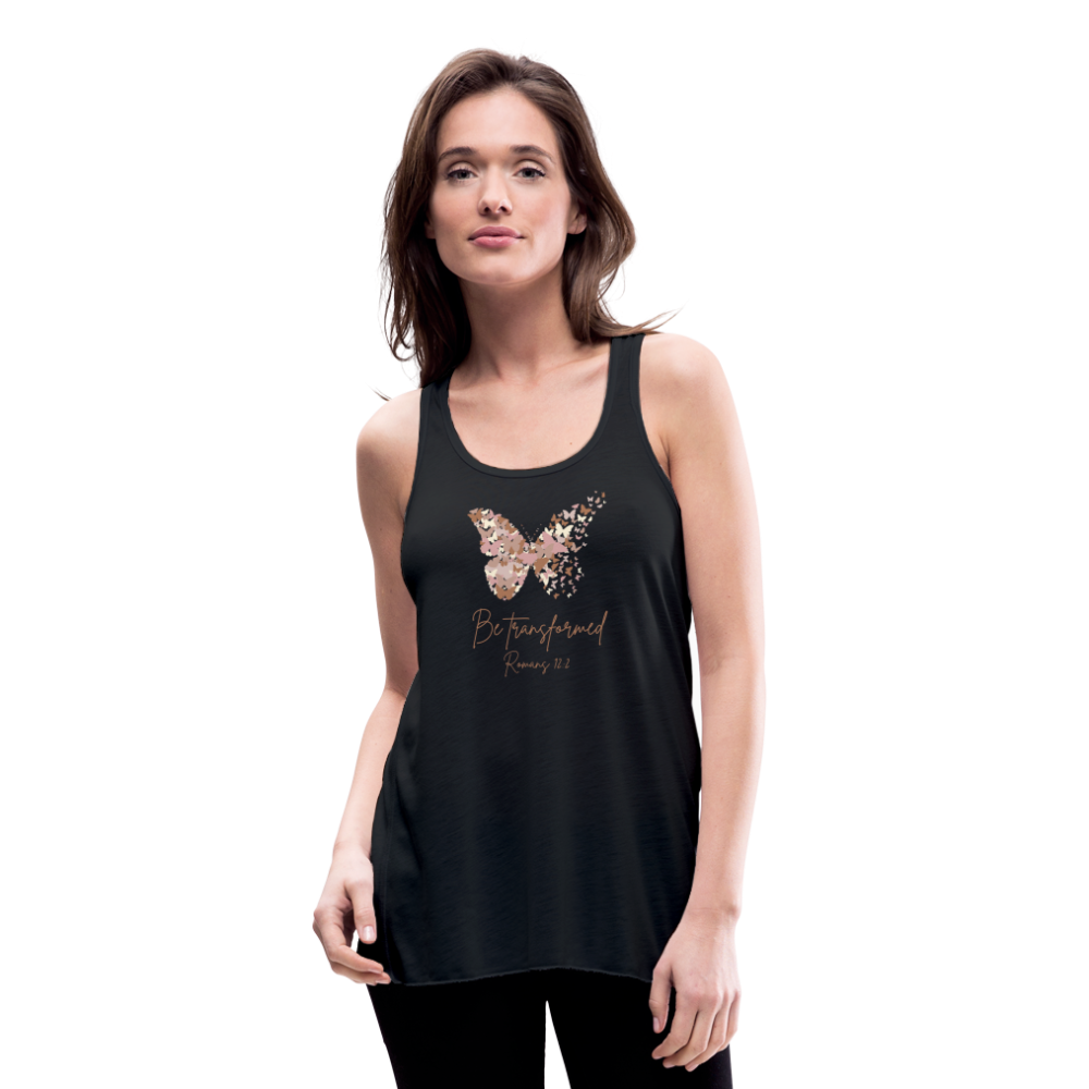 Be Transformed Romans 12:2 Women’s Tank - black