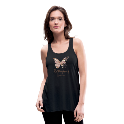 Be Transformed Romans 12:2 Women’s Tank - black