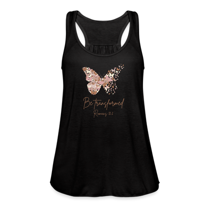 Be Transformed Romans 12:2 Women’s Tank - black