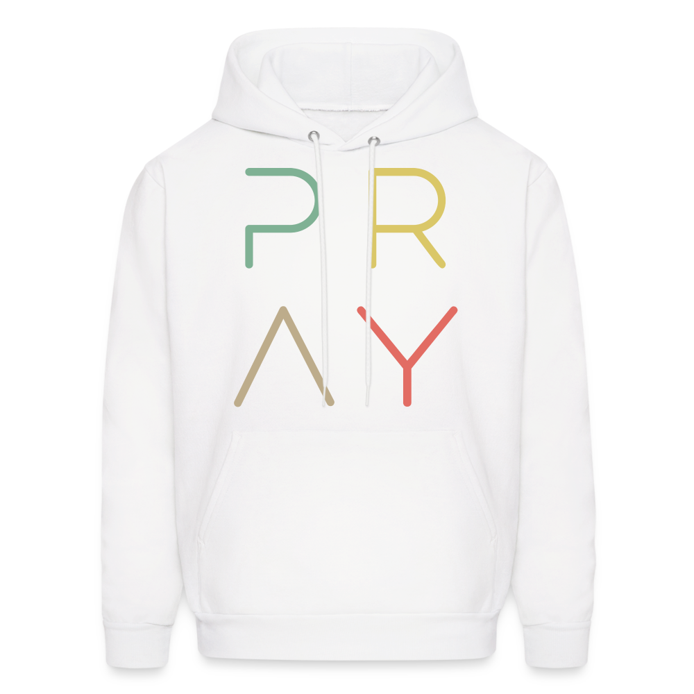 Pray Men's Hoodie - white