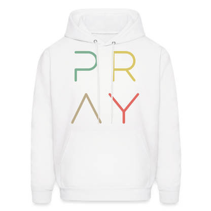 Pray Men's Hoodie - white