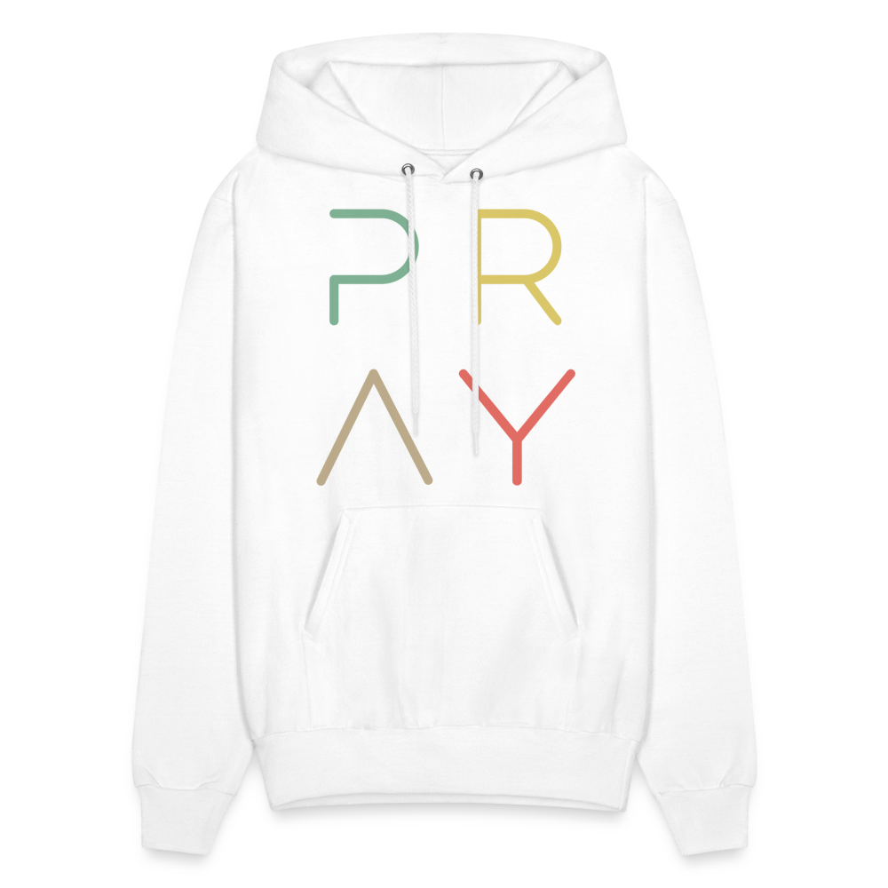 Pray Men's Hoodie - white