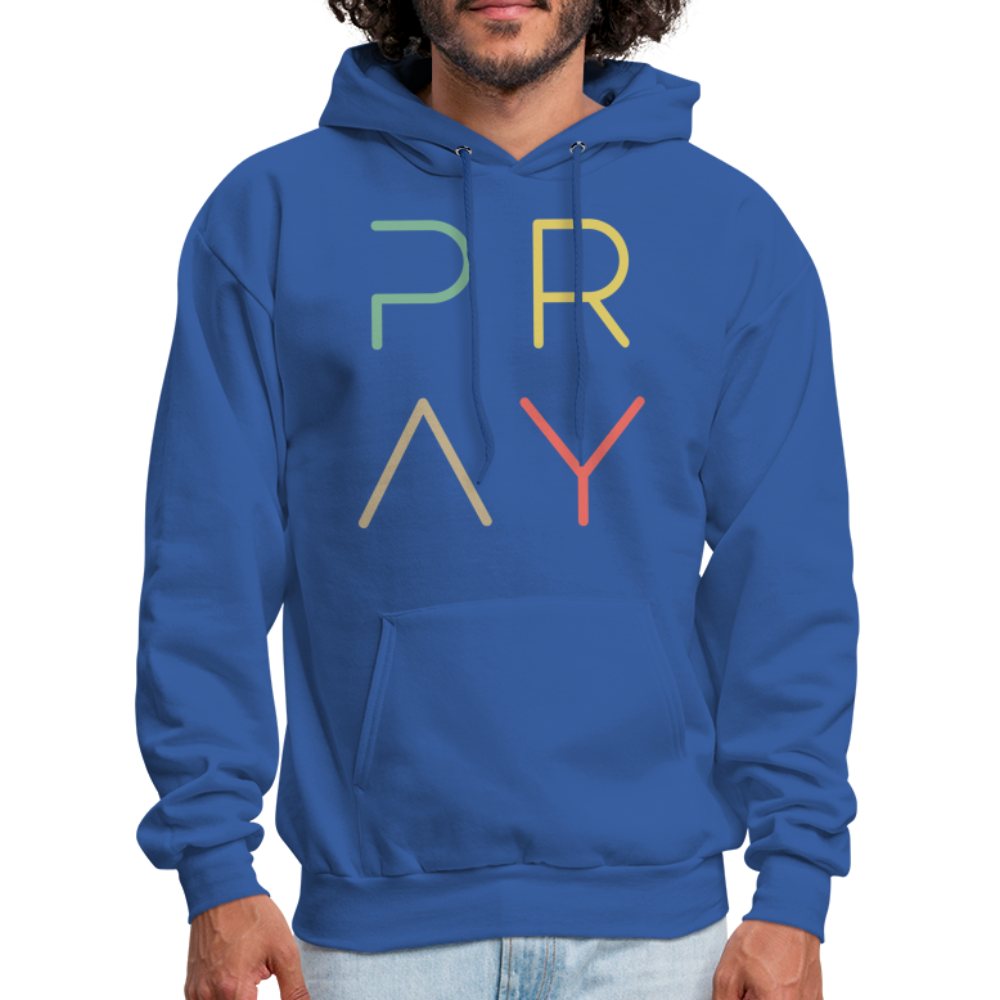 Pray Men's Hoodie - royal blue