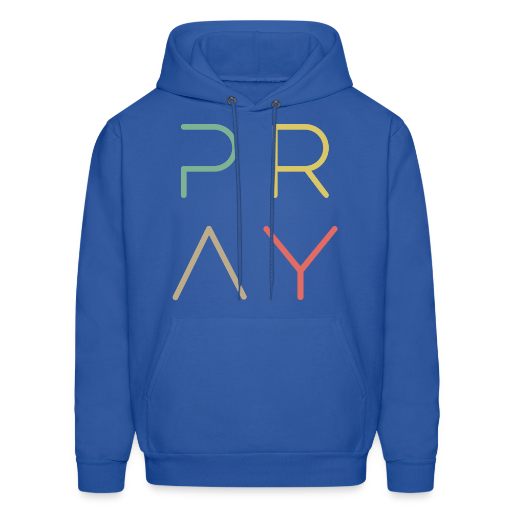 Pray Men's Hoodie - royal blue