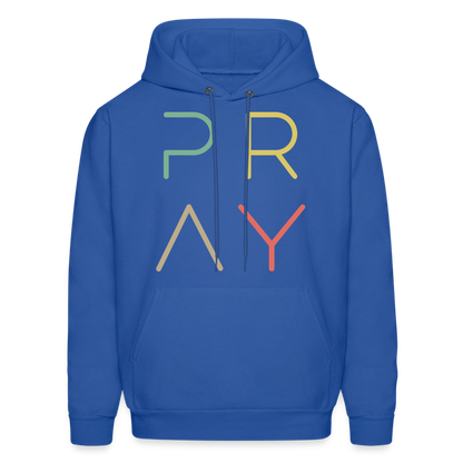 Pray Men's Hoodie - royal blue