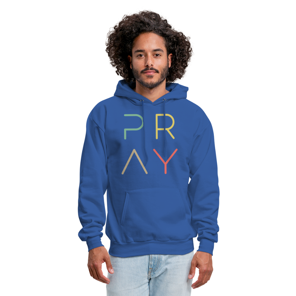 Pray Men's Hoodie - royal blue