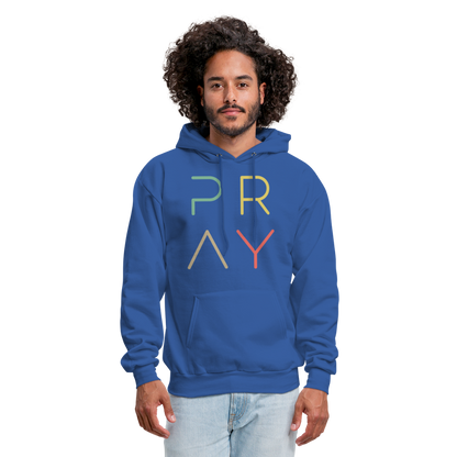 Pray Men's Hoodie - royal blue