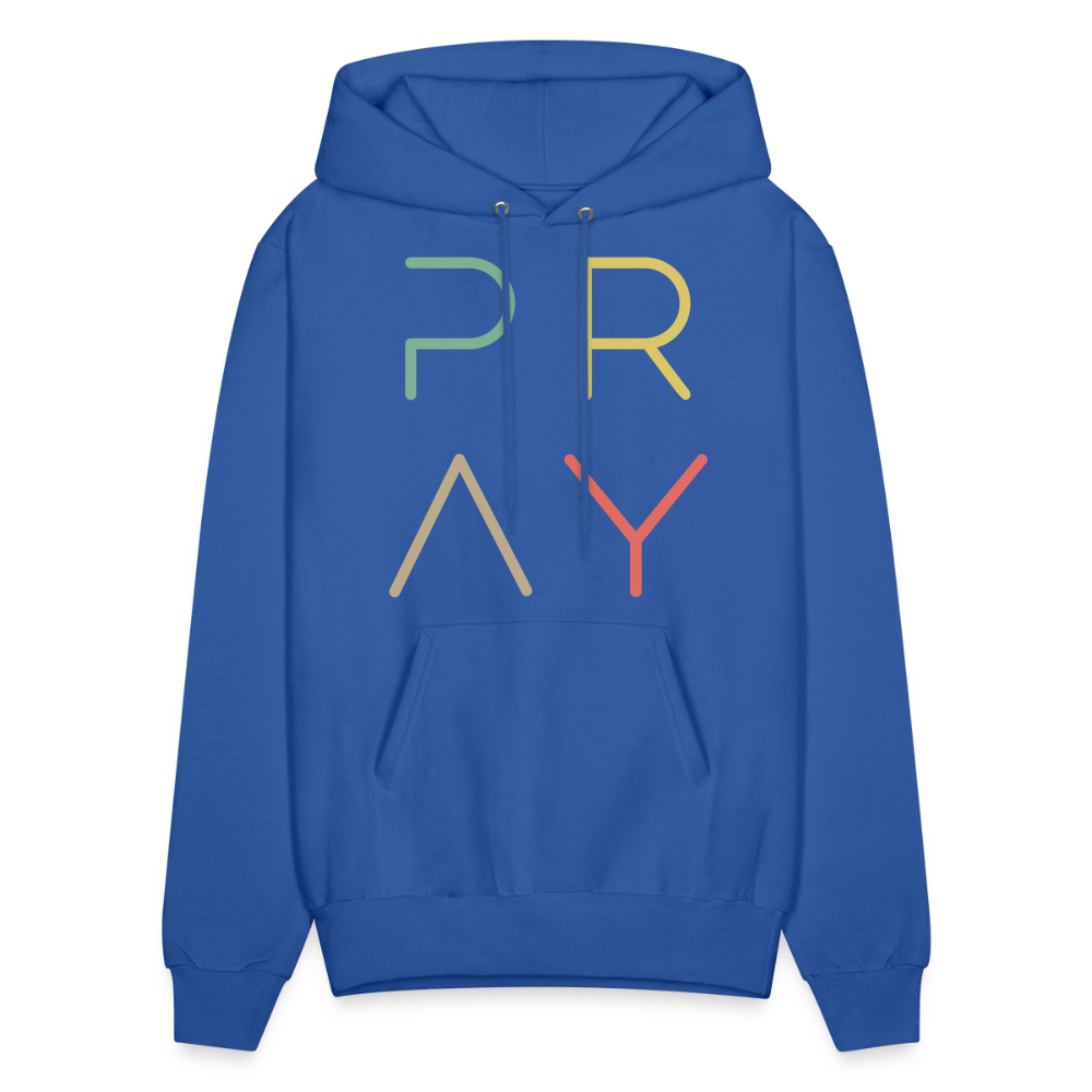 Pray Men's Hoodie - royal blue