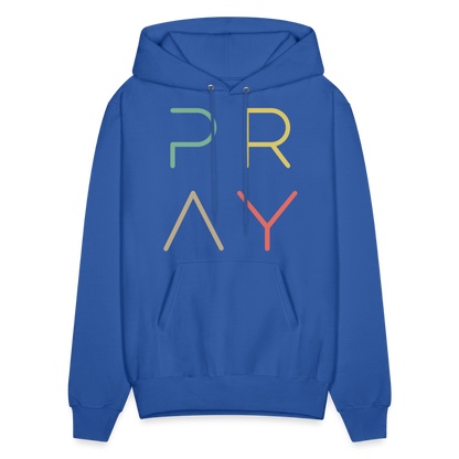 Pray Men's Hoodie - royal blue