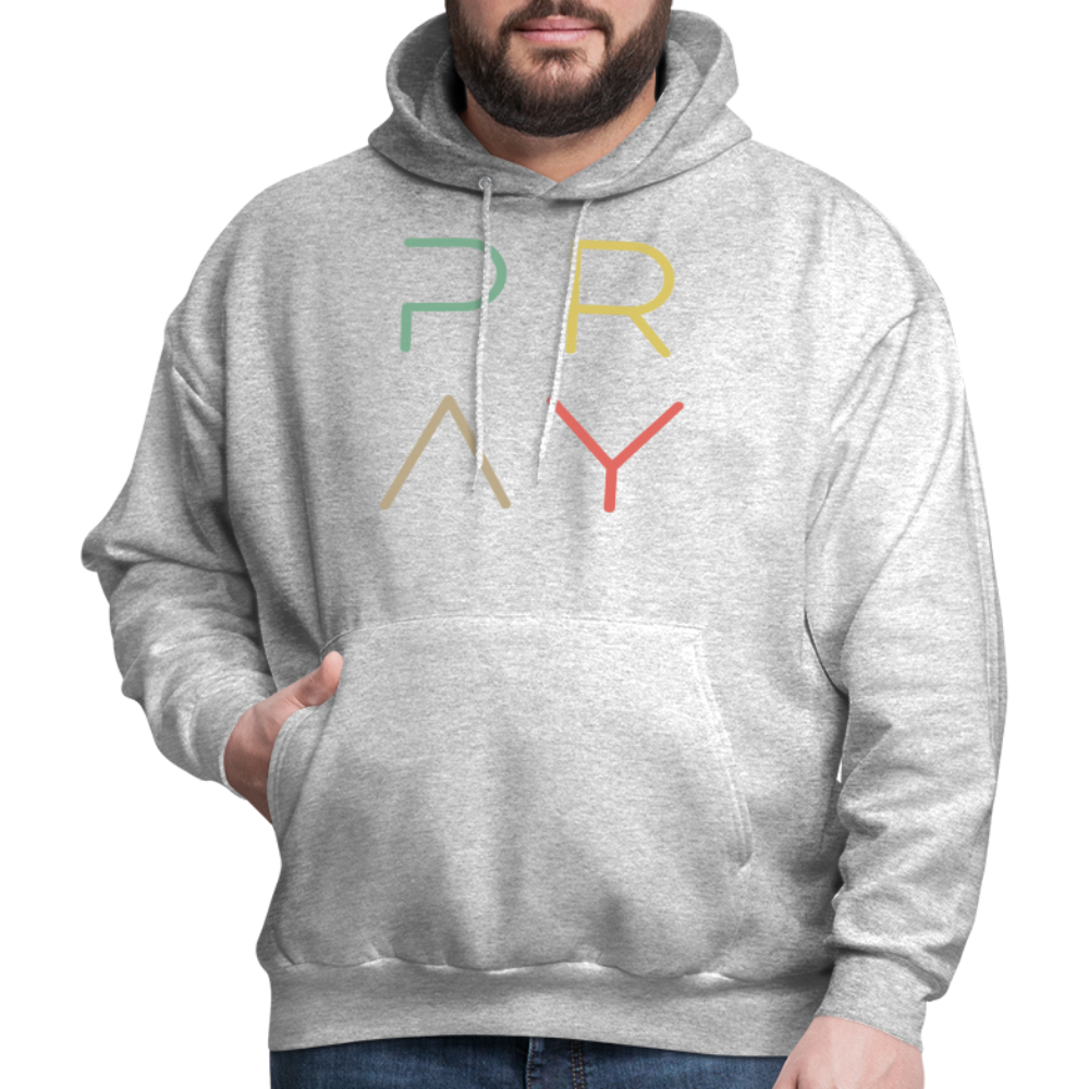 Pray Men's Hoodie - heather gray