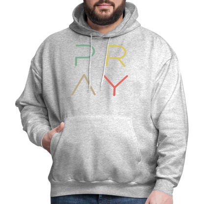 Pray Men's Hoodie - heather gray