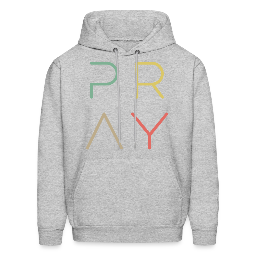 Pray Men's Hoodie - heather gray