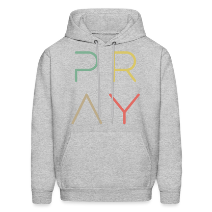 Pray Men's Hoodie - heather gray