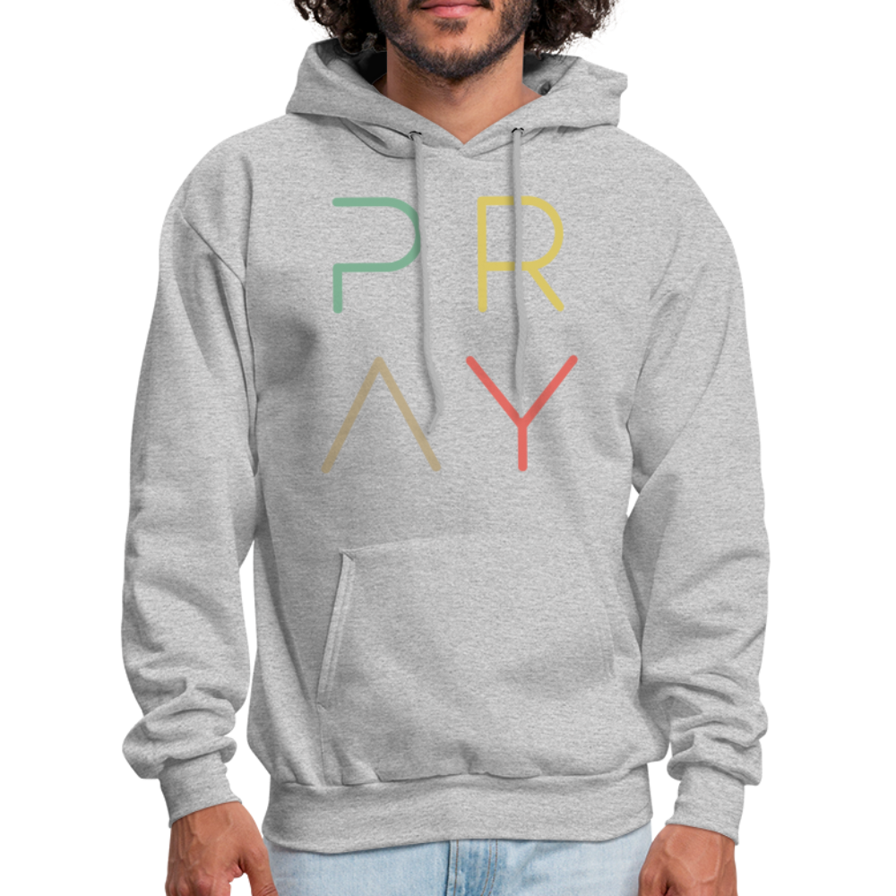 Pray Men's Hoodie - heather gray