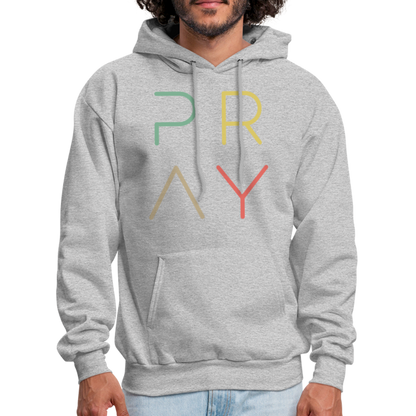 Pray Men's Hoodie - heather gray