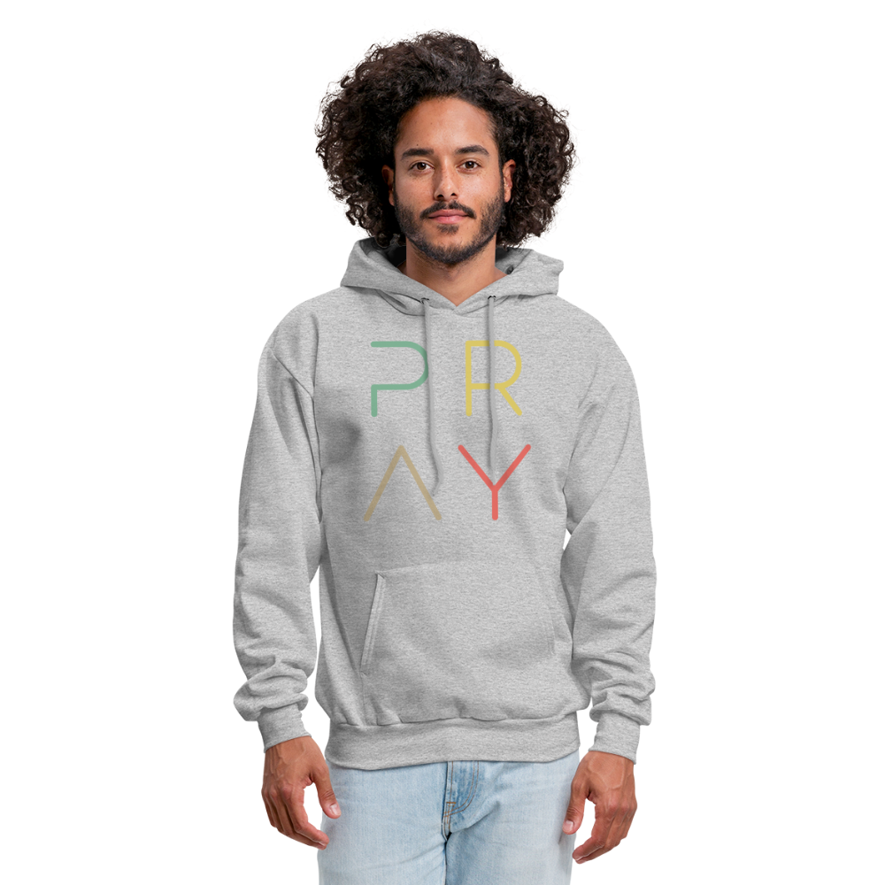 Pray Men's Hoodie - heather gray