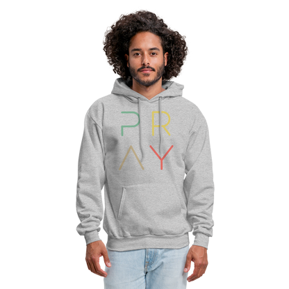 Pray Men's Hoodie - heather gray