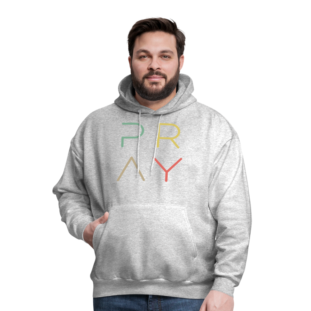 Pray Men's Hoodie - heather gray