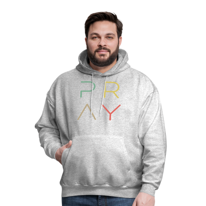 Pray Men's Hoodie - heather gray