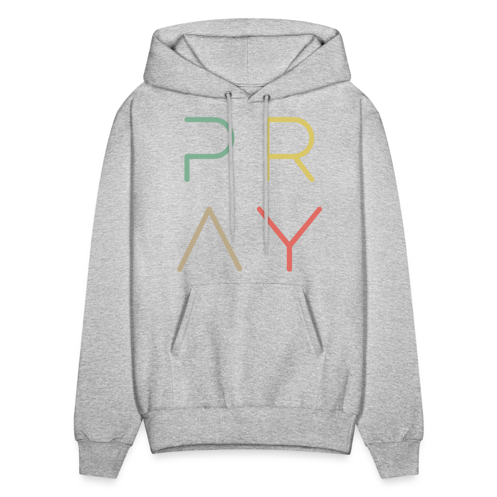 Pray Men's Hoodie - heather gray