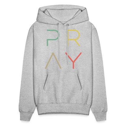 Pray Men's Hoodie - heather gray