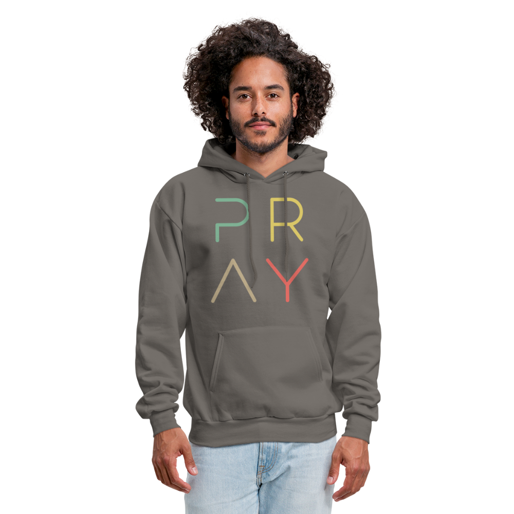 Pray Men's Hoodie - asphalt gray