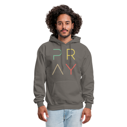 Pray Men's Hoodie - asphalt gray