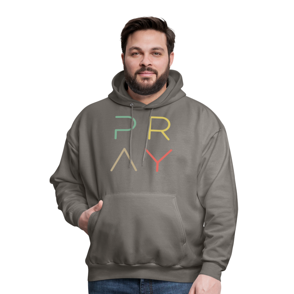 Pray Men's Hoodie - asphalt gray