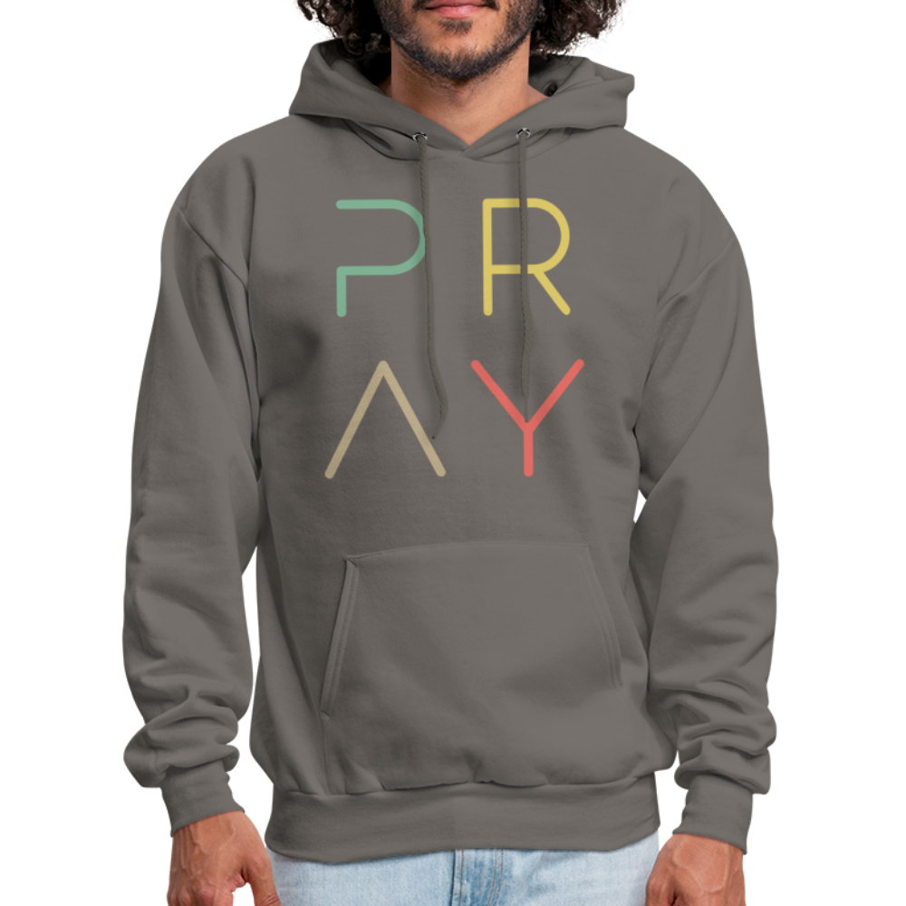 Pray Men's Hoodie - asphalt gray