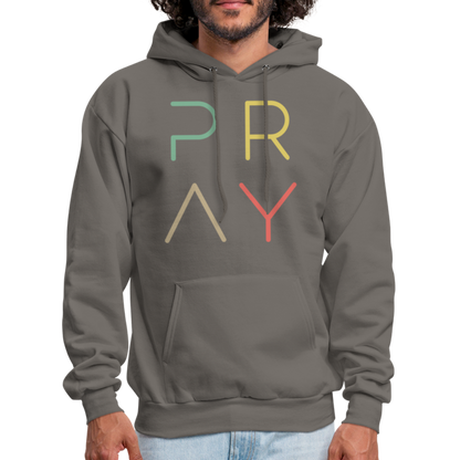 Pray Men's Hoodie - asphalt gray