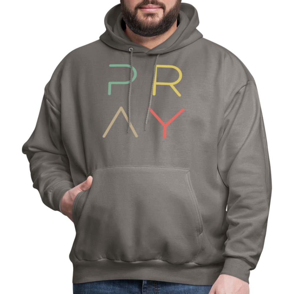 Pray Men's Hoodie - asphalt gray