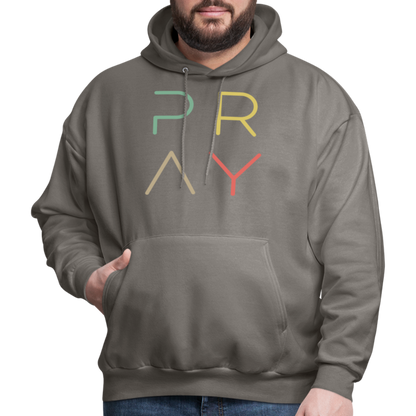 Pray Men's Hoodie - asphalt gray