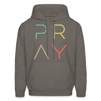 Pray Men's Hoodie - asphalt gray